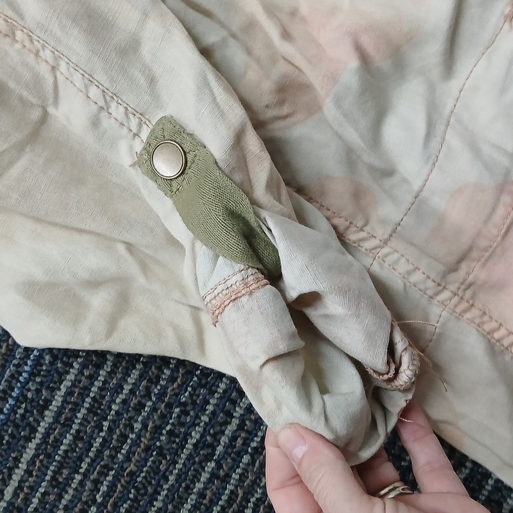 Free People Lightweight Utility Trench Coat Size Med - Picture 5 of 8